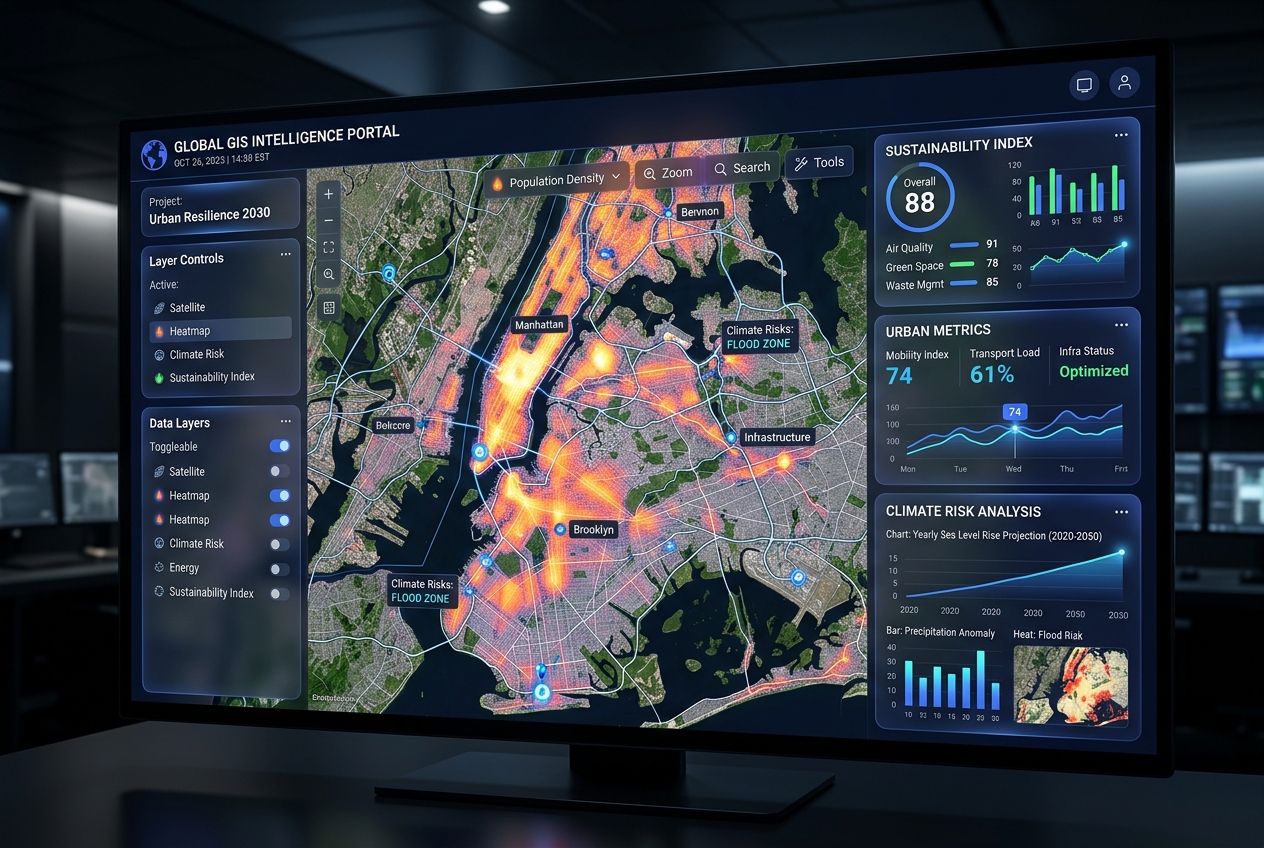 GIS Data Analytics Dashboard